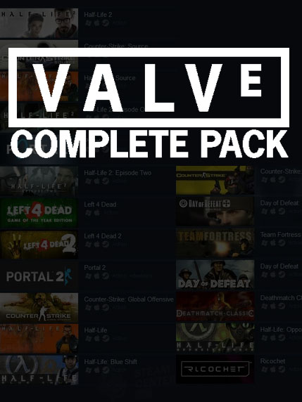Купить Valve Complete Pack (новый аккаунт)